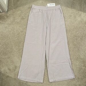 Ecupper trouser pant women size M NWT light purple